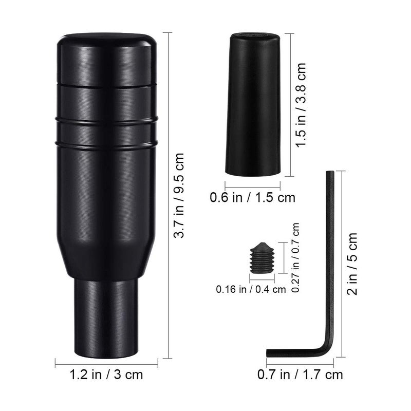 WINOMO Automatic Car Stick Shift Knob Cover Lever Universal Fit (Black, Random Color of Screws) - Image 5
